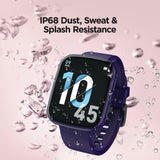 boAt Wave Play Smart Watch 4.30 cm (1.69 inch) HD Display, Heart Rate, SpO2 and Sleep Monitor, Multiple Sports Mode, Health Ecosystem, 100+ Cloud Based Watch Faces, ELECTRIC PURPLE