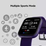 boAt Wave Play Smart Watch 4.30 cm (1.69 inch) HD Display, Heart Rate, SpO2 and Sleep Monitor, Multiple Sports Mode, Health Ecosystem, 100+ Cloud Based Watch Faces, ELECTRIC PURPLE