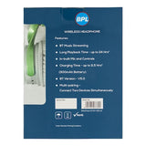 BPL Head Shot MX 300 BWLH301 Bluetooth Headphone with 24 hours Playtime, Green