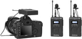 BOYA BY-WM8 PRO-K2 Dual-Channel Wireless Microphone System with One Receiver and Two Transmitter Microphone