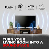 Dor 109 cm (43 inch) QLED Ultra HD (4K) Smart Dor OS TV, Dolby Audio