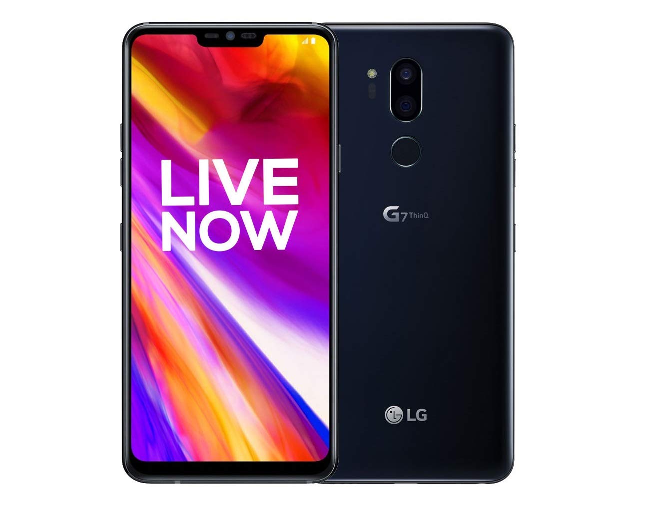LG G7 ThinQ (Aurora Black, 4GB RAM, 64GB Storage)