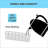 Butterfly EKN 1.5-Litre Electric Kettle (Silver with Black)