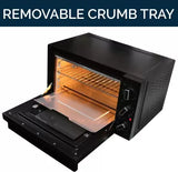 Inalsa 45-Litre Oven Toaster Grill OTG Chefs Club 45BKRC, Black