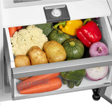 Midea, Side By Side , 592 L, Inverter, Jazz Black,WiFi,MDRS791MIF28IND