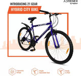 Adrenex by Flipkart CZ300 85% Assembled 26 T Hybrid Cycle/City Bike