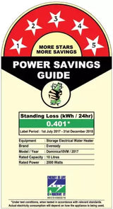 EVEREADY 10 L Storage Water Geyser (Dominica10VM, White)