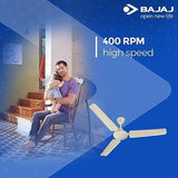 BAJAJ EDGE 9EE 900MM 1200 mm Ceiling Fan-Bianco (Pack of 1)