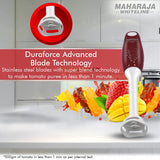 Maharaja Whiteline Plastic Speedmix Super Plus Hand Blender, 250W, Duraforce Advanced Blade Technology, 800Ml Multi-Purpose Jar, Cherry Red & White, Standard, 250 Watt