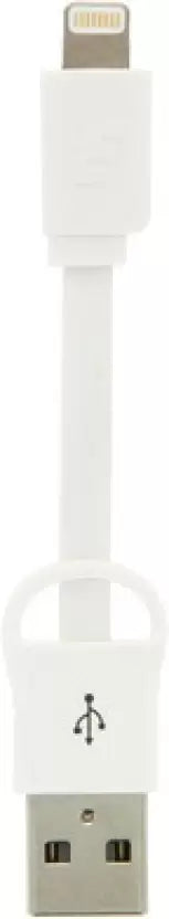 Energizer Micro USB Cable 0.08 m Energizer Hightech USB Pocket Lightning Cable (Compatible with iPod, iPhone, iPad, White)
