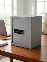 Godrej Security Solutions Forte Pro 40 Litres Digital Electronic Safe Locker for Home & Office with Motorized Locking Mechanism (Light Grey)