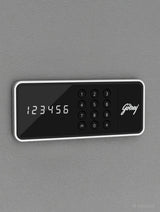 Godrej Security Solutions Forte Pro 40 Litres Digital Electronic Safe Locker for Home & Office with Motorized Locking Mechanism (Light Grey)