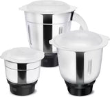 EVEREADY GLOWY DX Glowy 500 Mixer Grinder (3 Jars, White and Green)