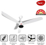 Pigeon Fantastic 1200mm BLDC Ceiling Fan with Remote | Energy Efficient Ceiling Fan | Ceiling fan for Living Room | High Air Delivery with LED Indicators (IVORY)