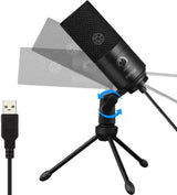 FIFINE K669B Metal USB Microphone Condenser for Recording Windows PC & Laptops