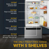Whirlpool 270 L (Gross Capacity 300L) Frost Free Triple-Door Refrigerator (FP 313D PROTTON ROY ALPHA STEEL (Z)