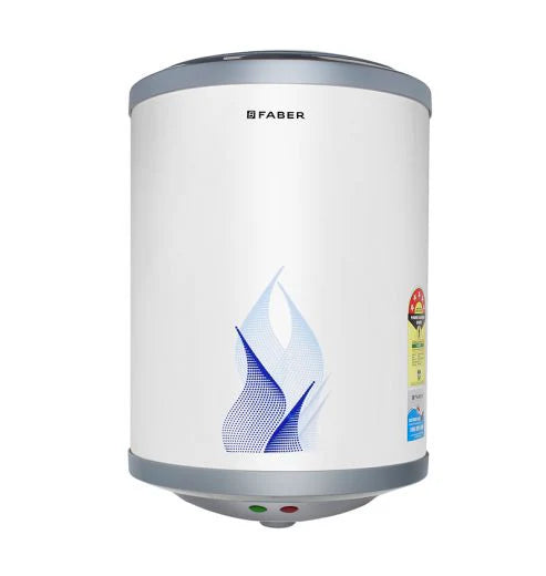 Faber 25 L Storage Water Geyser (FWG VULCAN 25 V, White Grey)