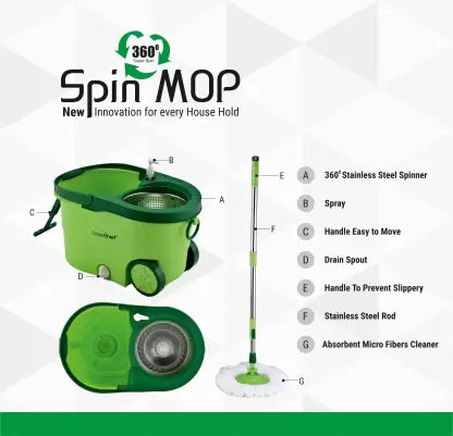 Greenchef SPIN Mop Set