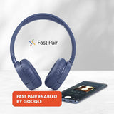 JBL Tune 660NC Wireless Bluetooth On Ear Headphone with Mic (Blue)