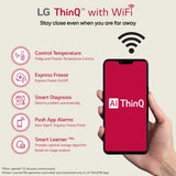 LG 650L Side by Side Refrigerator, Wi-Fi Convertible, DoorCooling+™, Smart Inverter Compressor, Black Mirror Finish, 3 Star (GLB257DBM3, 2025 Model)