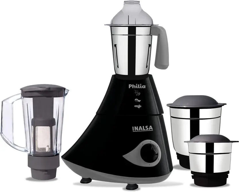 Inalsa Mixer Grinder 4 Jar (Philia)