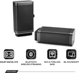 JBL BAR51 Dolby Digital DTS with (Wireless Speakers and subwoofer & 4k Surround Sound) 510 W Bluetooth Soundbar (Black, 5.1 Channel)