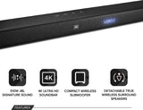 JBL BAR51 Dolby Digital DTS with (Wireless Speakers and subwoofer & 4k Surround Sound) 510 W Bluetooth Soundbar (Black, 5.1 Channel)