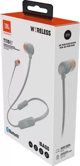 JBL BT Stereo Earphone T110 Grey