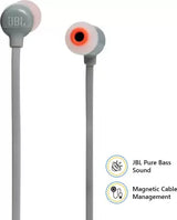 JBL BT Stereo Earphone T110 Grey