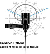 Fifine K053 Cardioid Pattern Wired Microphone With Sponge Cap,6.56 Meter Cord,Metal Clip