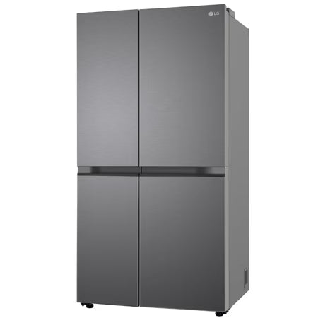 LG 650 L 3-Star Convertible Side-by-Side Refrigerator with Multi-Air Flow & Smart Diagnosis, Dazzle Steel, GL-B257JDS3