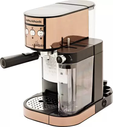 Morphy Richards Kaffeto 10 Cups Coffee Maker (Brown & Gold)