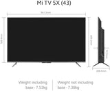 Mi 5X 108 cm (43 inch) Ultra HD (4K) LED Smart Android TV with 4K Dolby Vision
