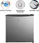 MDRD86FGE31, Midea, 45 L, 1 Door Mini Bar Ref , 2 Star, Silver (open Box Like New)