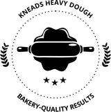 INALSA Stand Mixer 1200W|Pure Copper Motor|5.3L SS Bowl With Splash Guard|Metal Gears for Extra Durability|Accessories Included|Dishwasher Safe|Baking,Cake Mixer,Kneading-Kratos Plus (Black)