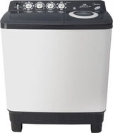 Midea Washing Machine Semi Automatic 9.5Kg Glass Lid Black White(MWMSA095GPG(KW)