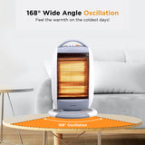 Candes New Infra3 Noiseless 1200Watt Infra3 Halogen Room Heater