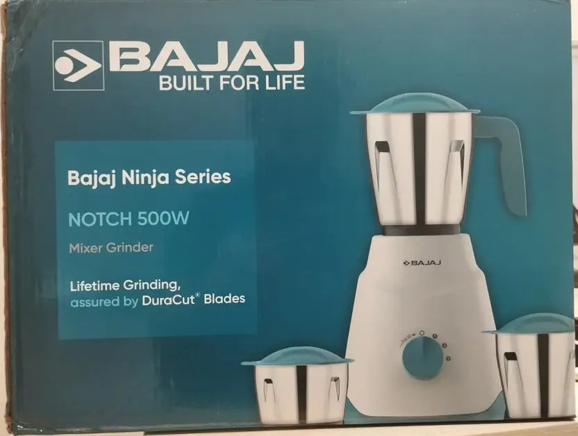 BAJAJ Ninja Series 500 W Juicer Mixer Grinder