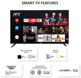 NVY 109 cm (43 Inch) FHD Smart Frameless LED TV, NVA43SFR1 (Black)