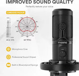 MAONO AU-PM461S Condenser PREMIUM Microphone With Sturdy Scissor Arm Stand