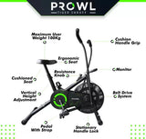 PROWL by TIGER SHROFF GT-40 Moving + Fixed Handle Dual-Action Dual-Action Stationary Exercise Bike