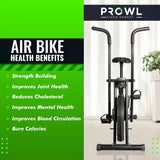 PROWL by TIGER SHROFF GT-40 Moving + Fixed Handle Dual-Action Dual-Action Stationary Exercise Bike