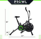 PROWL by TIGER SHROFF GT-40 Moving + Fixed Handle Dual-Action Dual-Action Stationary Exercise Bike