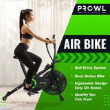 PROWL by TIGER SHROFF GT-40 Moving + Fixed Handle Dual-Action Dual-Action Stationary Exercise Bike