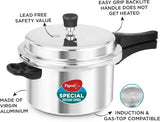 Pigeon Special Combi Pack 2 L, 3 L Induction Bottom Pressure Cooker (Aluminium)