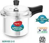 Pigeon Special Combi Pack 2 L, 3 L Induction Bottom Pressure Cooker (Aluminium)