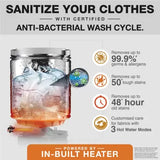 Whirlpool 9.5 kg 5 Star,With Hard water wash Fully Automatic Top Load Washing Machine with In-built Heater Grey( Scratch & Dent )