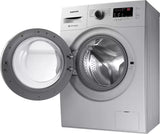 SAMSUNG 6 kg Inverter, 5 star, Hygiene Steam, Digital Inverter Fully Automatic Front Load Washing Machine with In-built Heater Silver (WW60R20GLSS/TL)