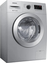 SAMSUNG 6 kg 5 Star With Hygiene Steam and Ceramic Heater Fully Automatic Front Load with In-built Heater Silver (Touched Up)