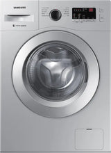 SAMSUNG 6 kg 5 Star With Hygiene Steam and Ceramic Heater Fully Automatic Front Load with In-built Heater Silver (Touched Up)